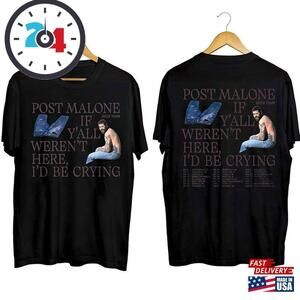 Post Malone Tour Shirt Unisex Fan Concert Tee T-Shirt Classic 2 Sided